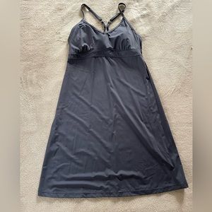 Athleta swim dress grey